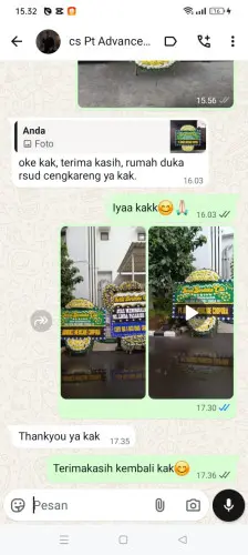 Testimonial Papan Bunga Pernikahan kerobokan