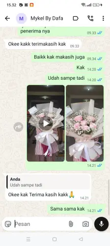 Testimonial Buket Bunga kerobokan