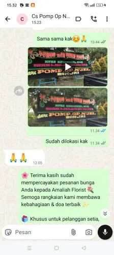 Testimonial Papan Bunga kerobokan