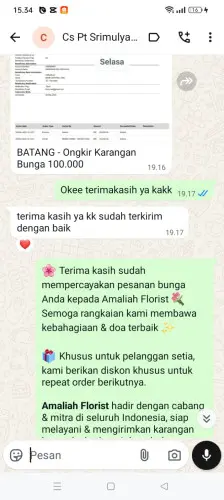 Testimonial Papan Bunga kerobokan